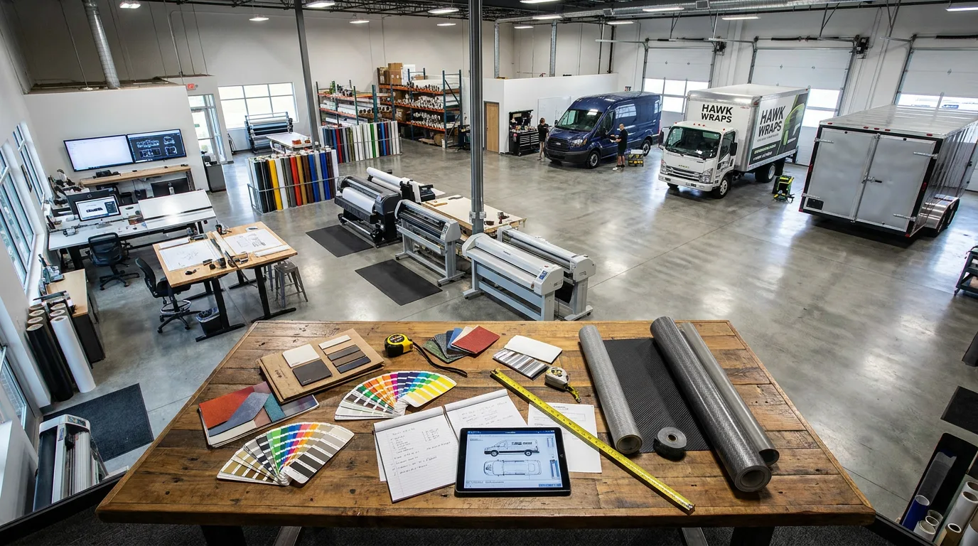 Hawk Wraps Linden NJ facility production floor