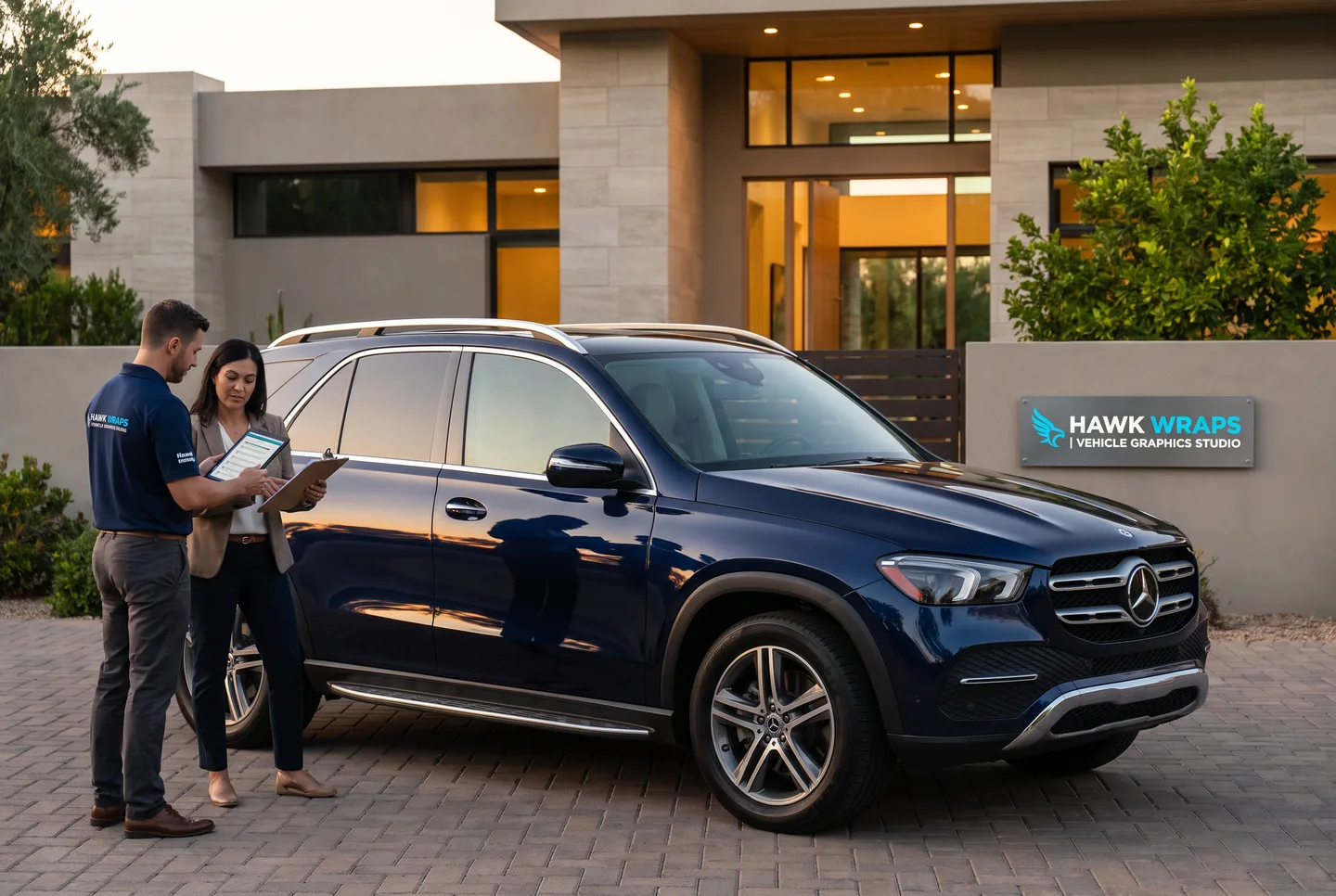 Mercedes GLE — Gloss Midnight Blue