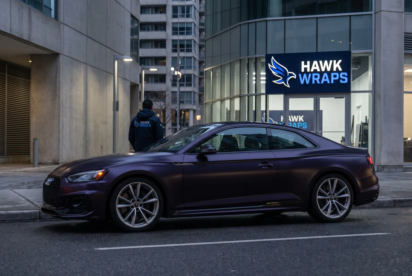 Audi RS5 — Satin Purple