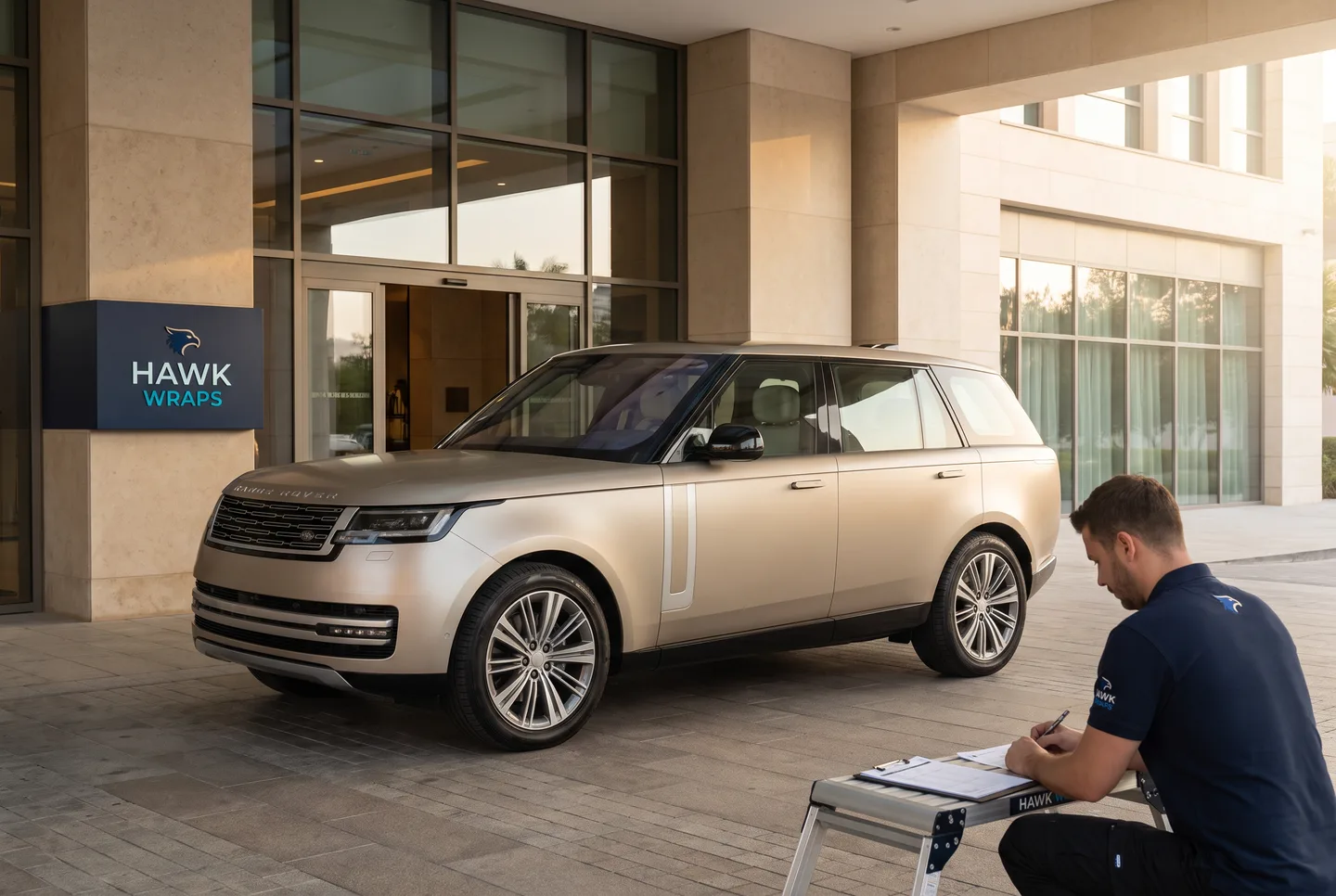 Range Rover — Metallic Champagne Gold