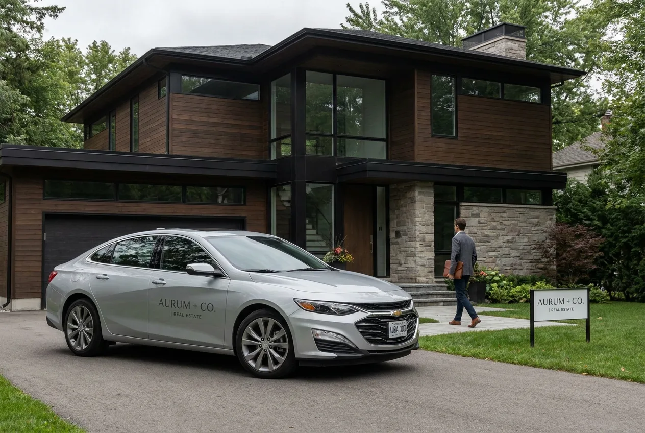 sedan — full wrap — real estate