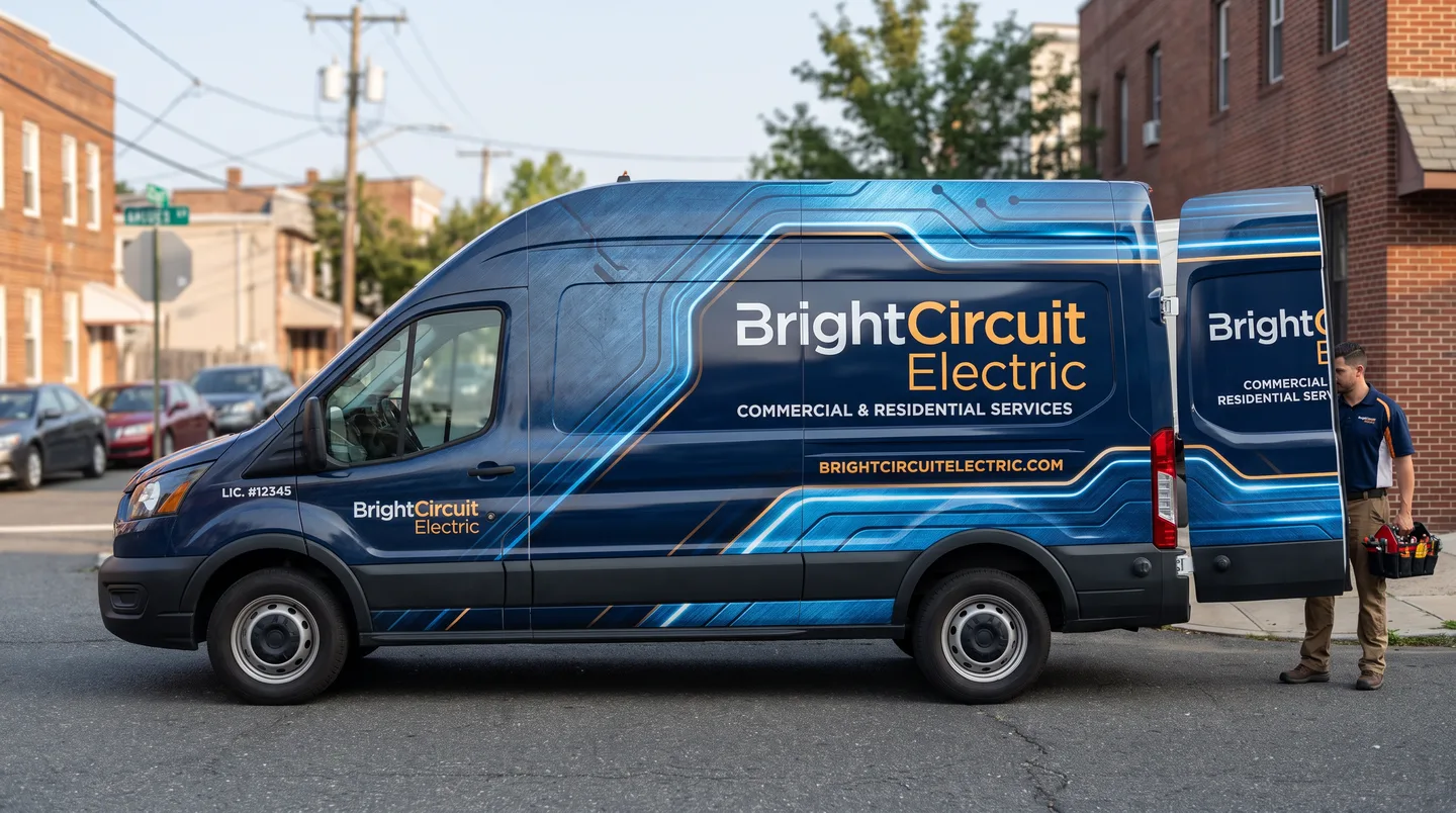 commercial vehicle wrap — single vehicle