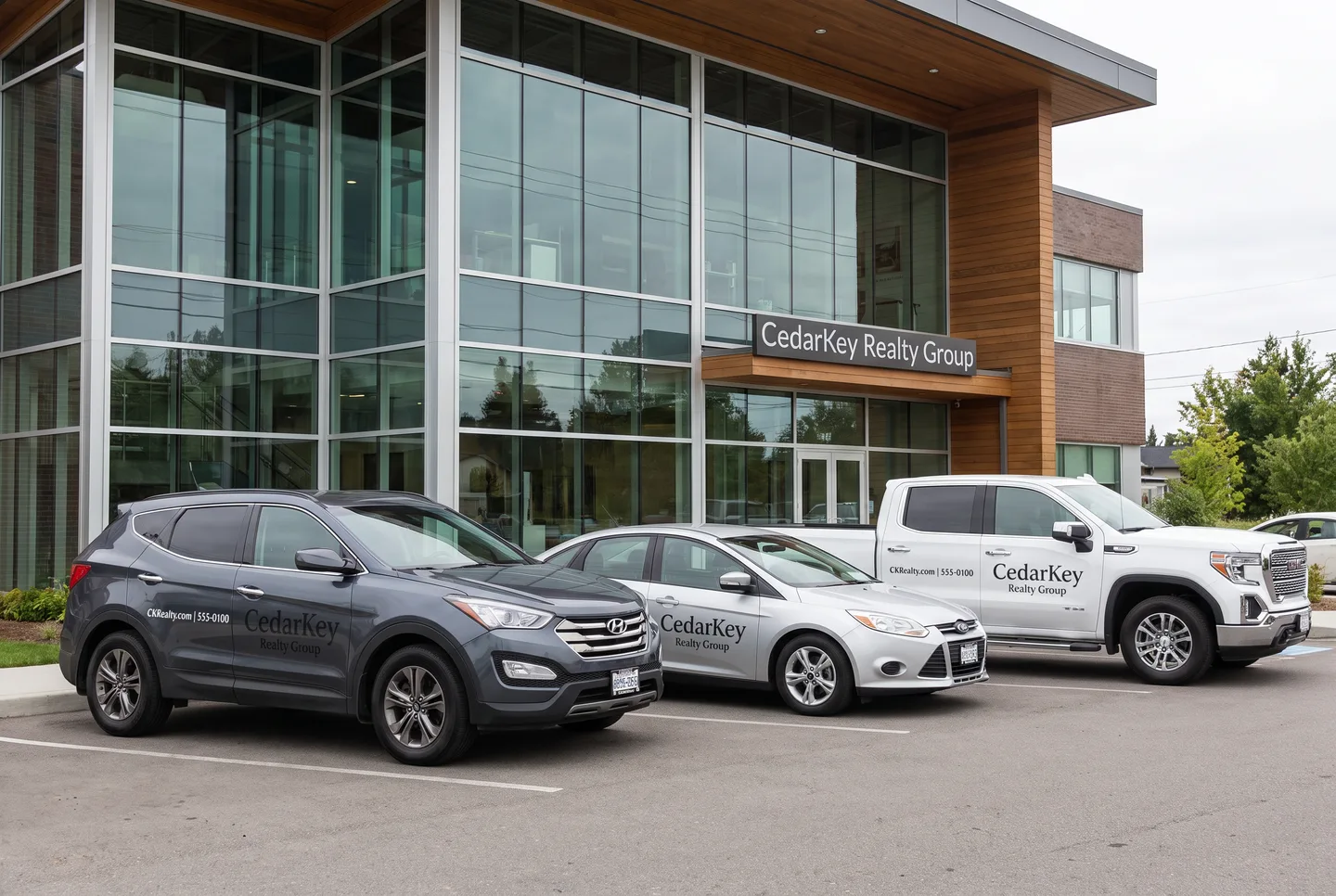 real estate team SUV graphics concept