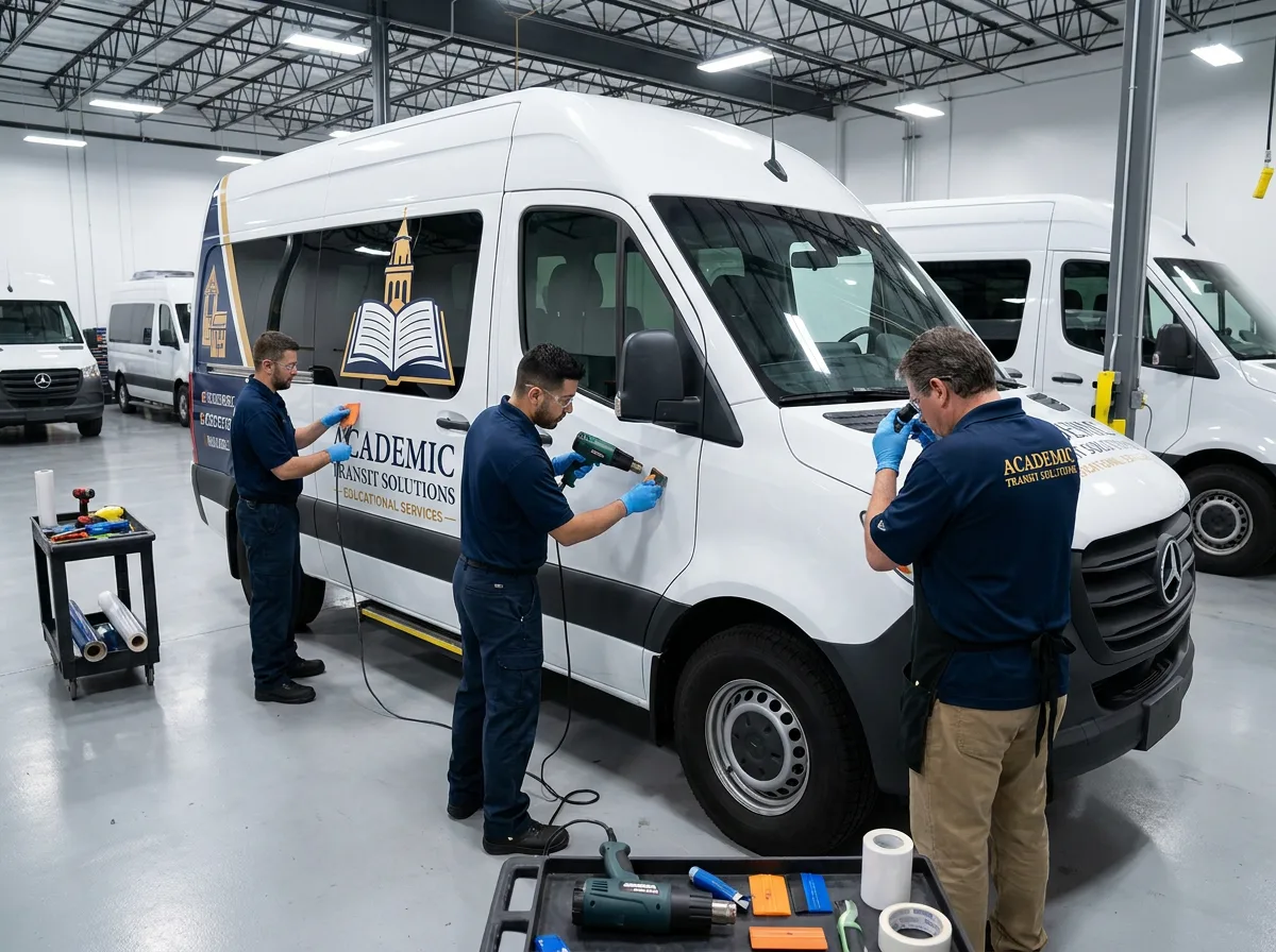 Vehicle wrap preparation and installation workflow