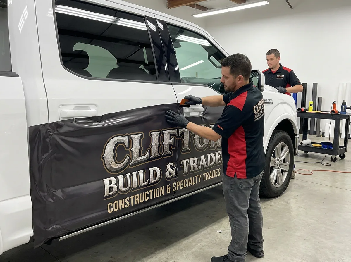 Vehicle wrap preparation and installation workflow