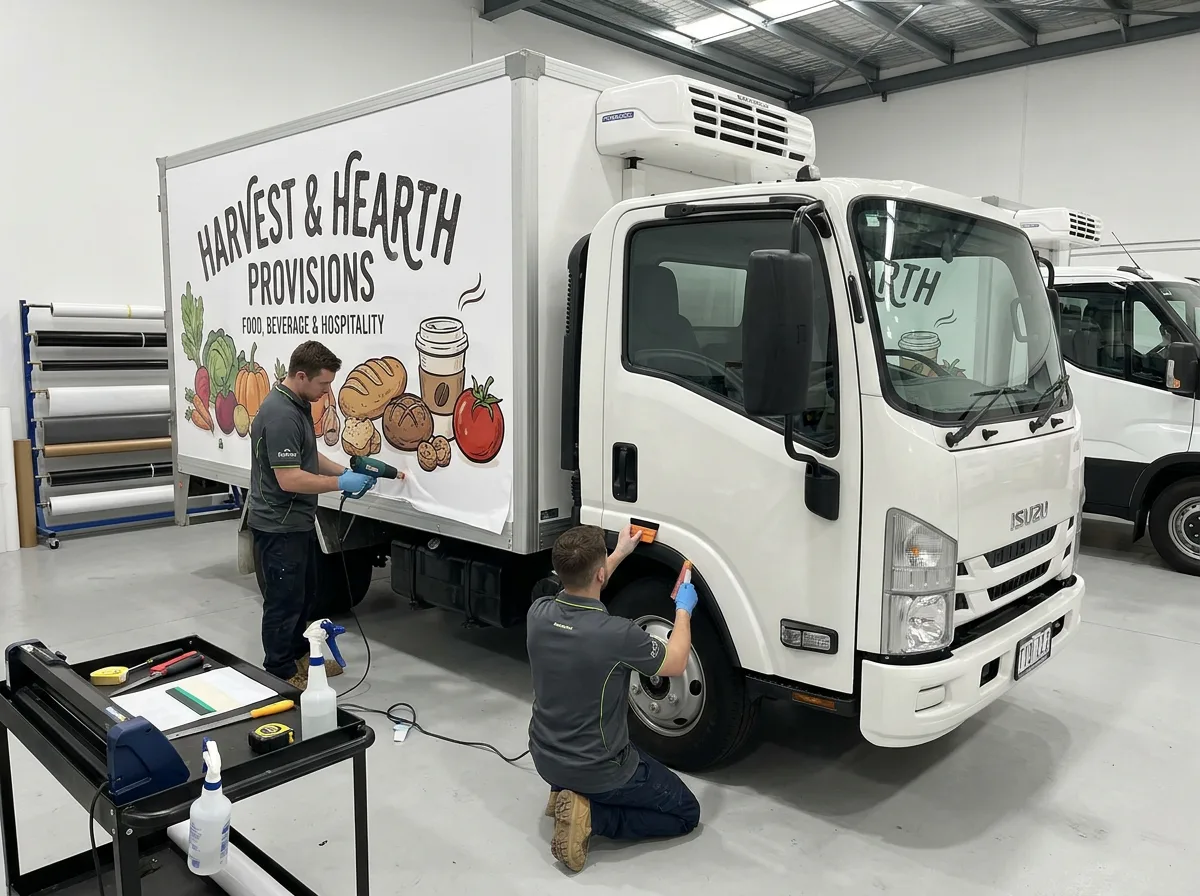Vehicle wrap preparation and installation workflow