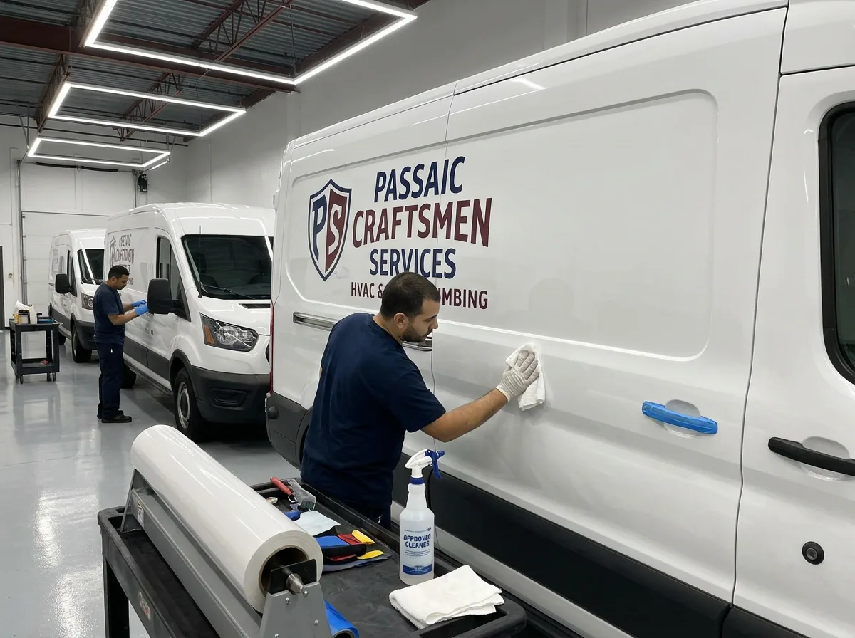 Vehicle wrap preparation and installation workflow