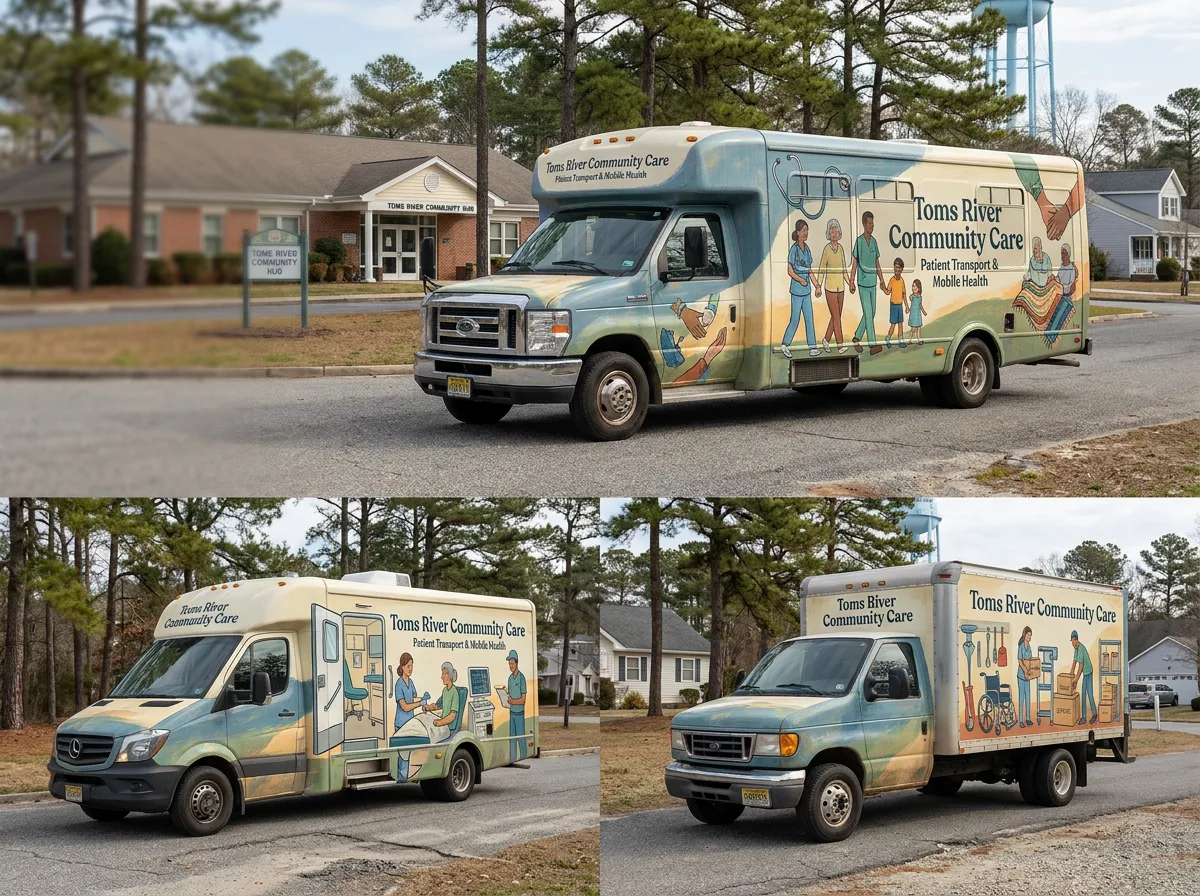 HVAC & Plumbing fleet working in Toms River