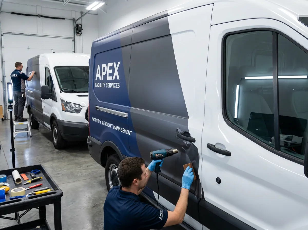 Vehicle wrap preparation and installation workflow