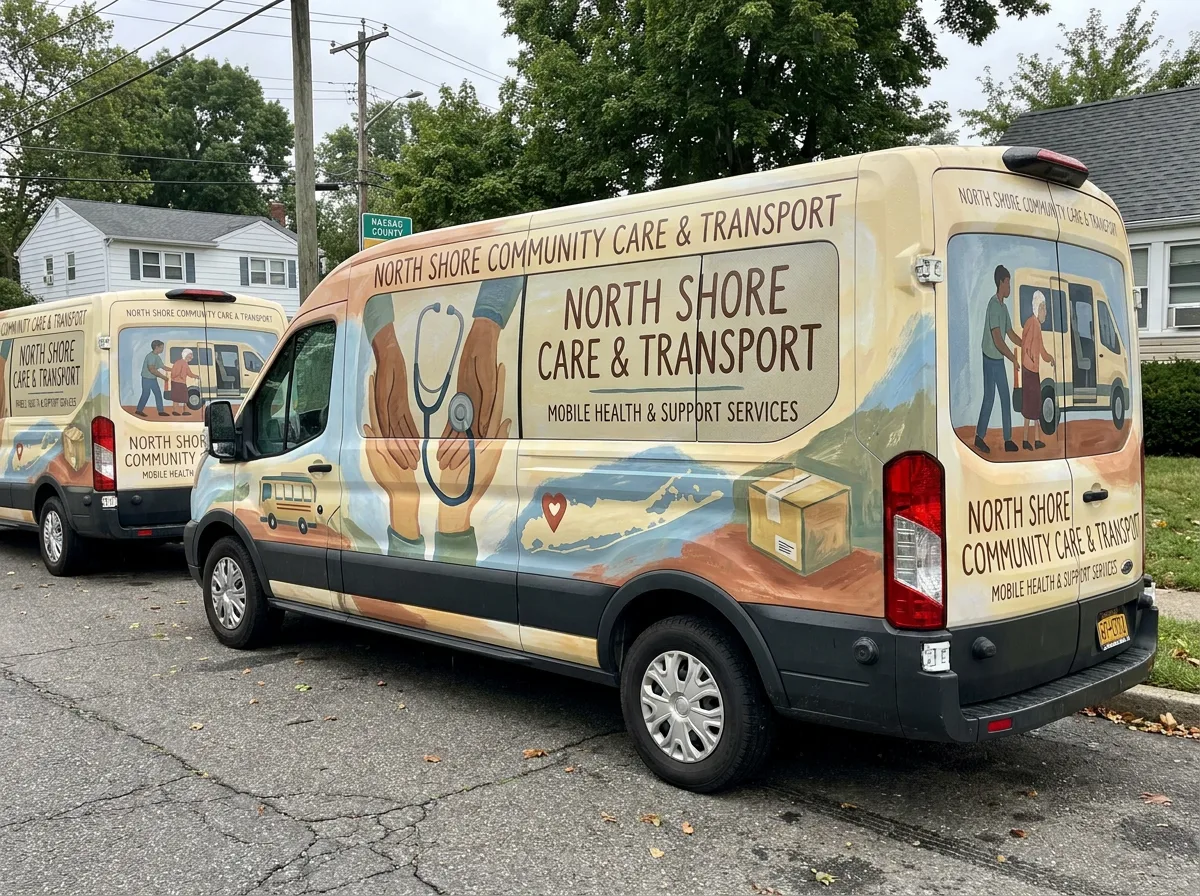 HVAC & Plumbing fleet working in Nassau County