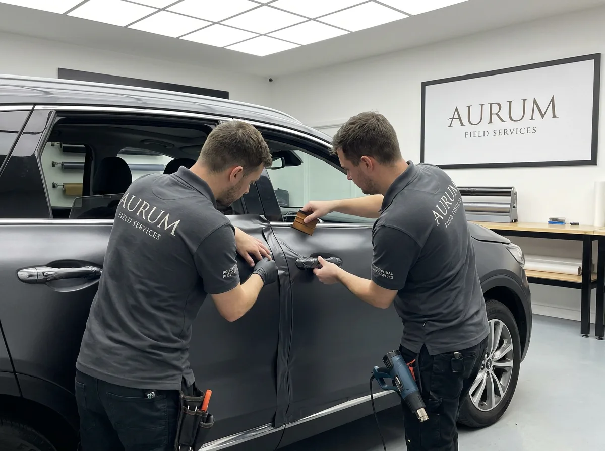 Vehicle wrap preparation and installation workflow