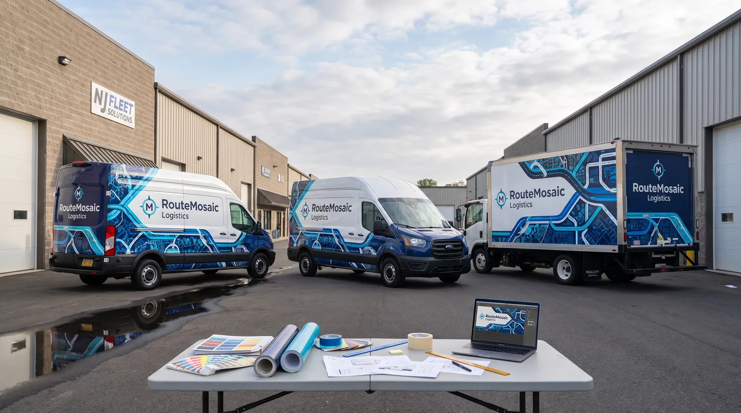 fleet graphics — coordinated branded vehicles