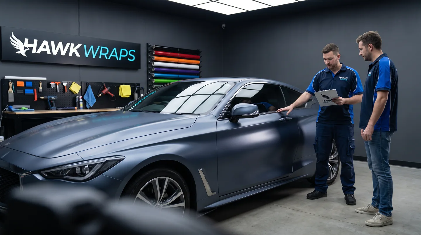 color change wrap — satin finish