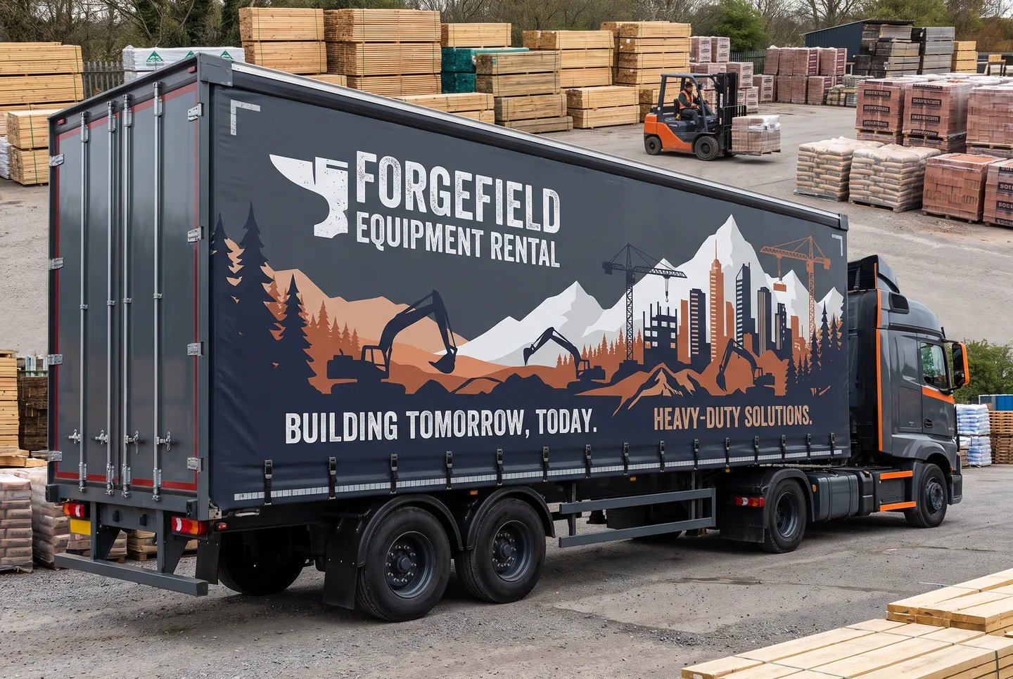 Flatbed Trailers — Side Curtains & Headboards