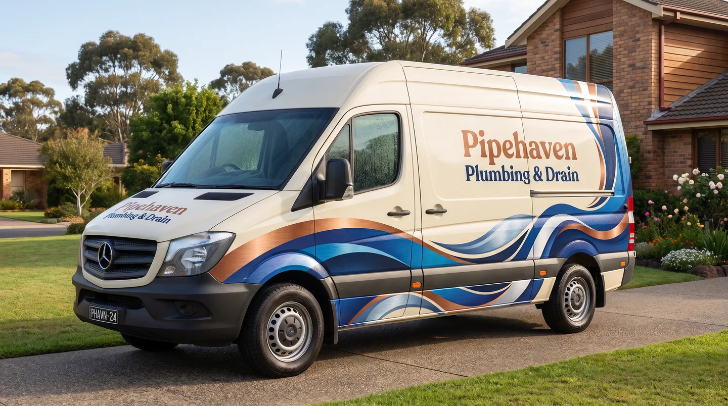 high-roof Sprinter plumbing wrap concept